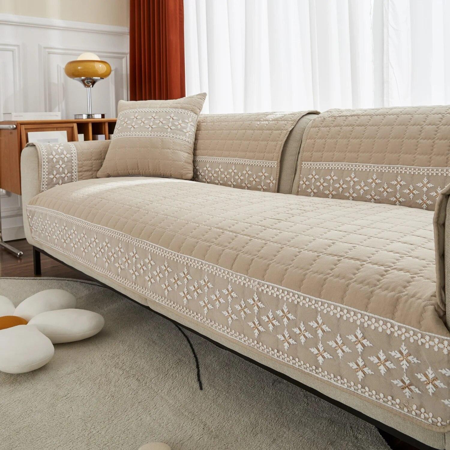 1 шт. вафельный стеганый чехол для дивана на четыре сезона с антискользящим эффектом и кружевным декором в виде снежинок, чехол для дивана, одеяло для современной гостиной 110*240cm
1 шт. вафельный стеганый чехол для дивана на четыре сезона с антискользящим эффектом и кружевным декором в виде снежинок, чехол для дивана, одеяло для современной гостиной 110*240cm