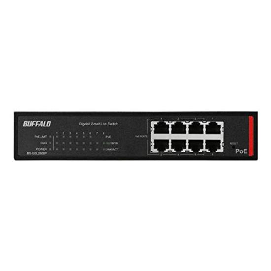 Buffalo Corporate Giga Compatible PoE Layer2 Smart Lite Switch 8 Ports BS-GSL2008P
Buffalo Corporate Giga Compatible PoE Layer2 Smart Lite Switch 8 Ports BS-GSL2008P