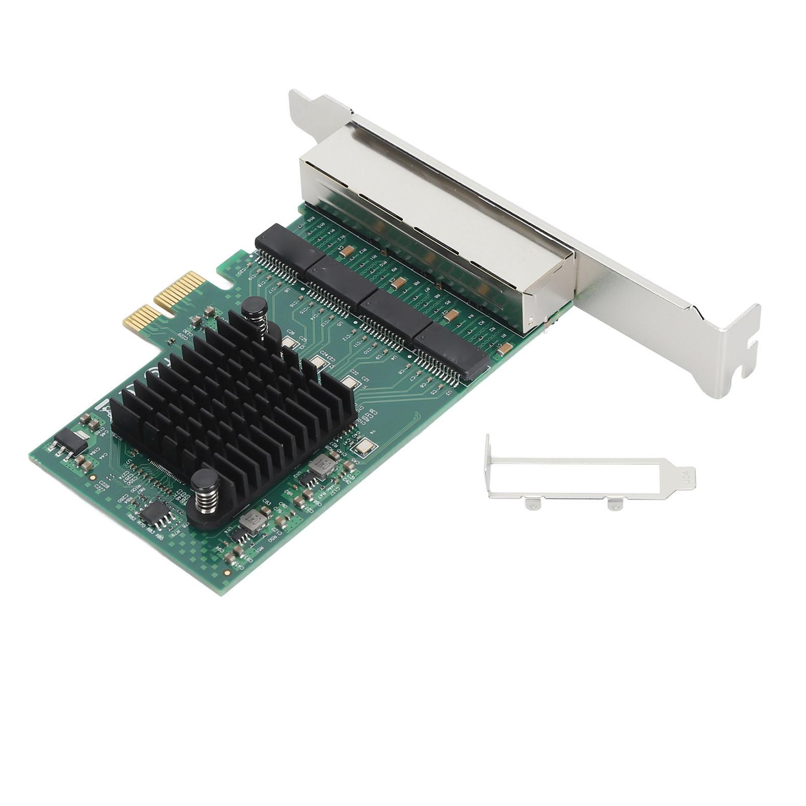 PCIe X1 Network Card 4 RJ45 Port 1000M High Speed RTL8111H Chip Desktop Gigabit Network Card for
PCIe X1 Network Card 4 RJ45 Port 1000M High Speed RTL8111H Chip Desktop Gigabit Network Card for