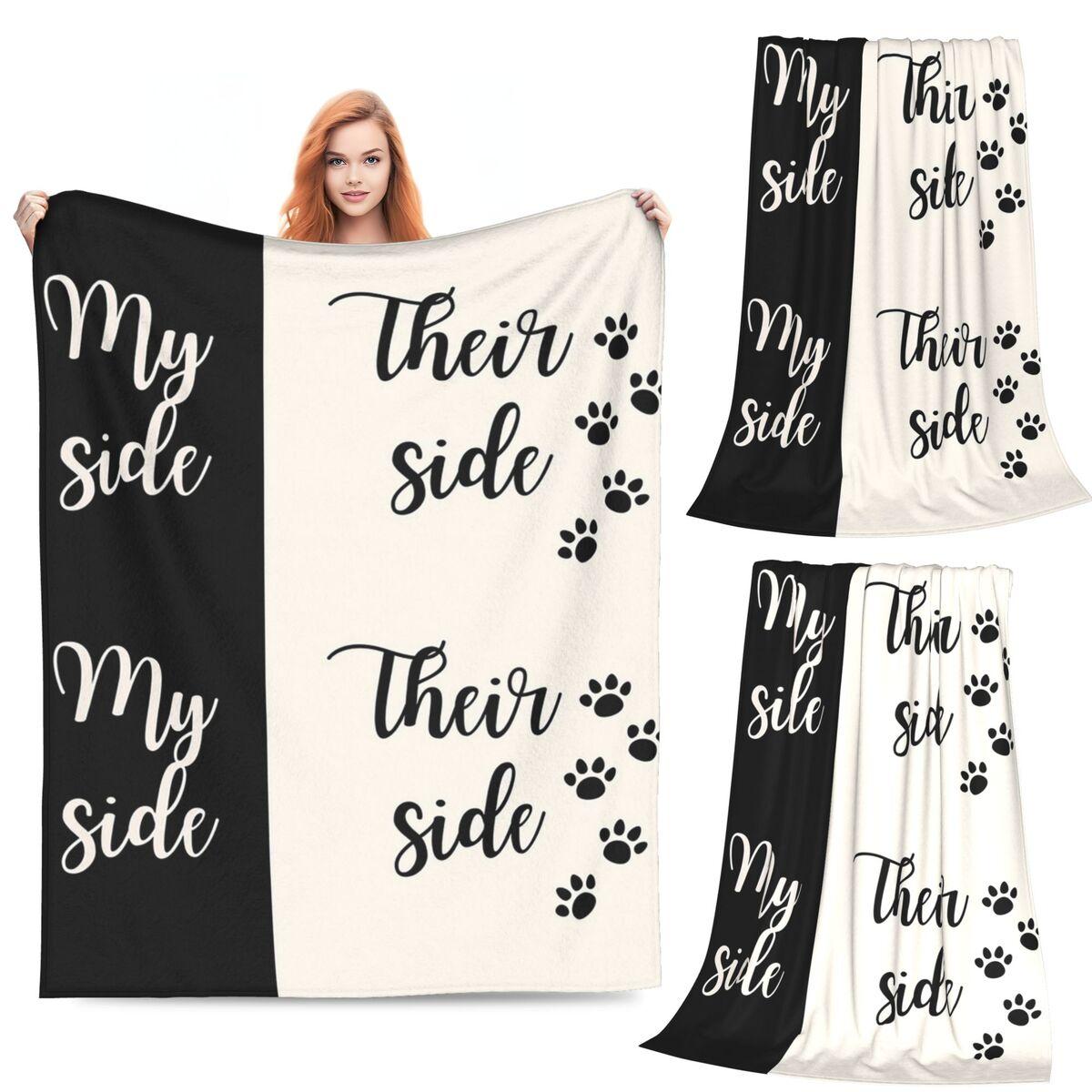 My Side Cat Side Funny Cat Owner Blankets Soft Warm Flannel Throw Blanket Cover for Bed Living room Picnic Travel Home Couch 80x120cm
My Side Cat Side Funny Cat Owner Blankets Soft Warm Flannel Throw Blanket Cover for Bed Living room Picnic Travel Home Couch 80x120cm