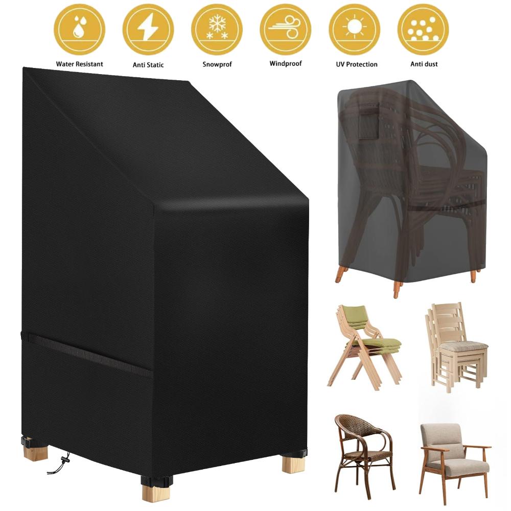 Waterproof Garden Chair Covers Anti-UV 210D Oxford Fabric Outdoor Stackable Chairs Covers Patio Chair Covers Furniture Protector 65x65x80x120cm
Waterproof Garden Chair Covers Anti-UV 210D Oxford Fabric Outdoor Stackable Chairs Covers Patio Chair Covers Furniture Protector 65x65x80x120cm