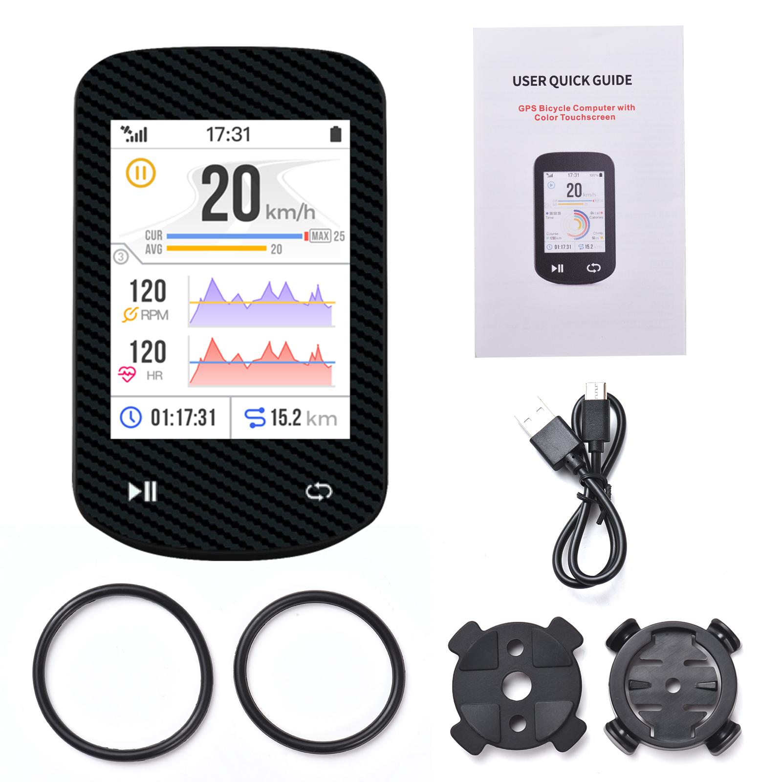 GPS Bike Computer Wireless Waterproof GLONASS ANT+ Sensor and BT Compatible Offline Maps Gyroscope 24 Hour Battery Life A
GPS Bike Computer Wireless Waterproof GLONASS ANT+ Sensor and BT Compatible Offline Maps Gyroscope 24 Hour Battery Life A