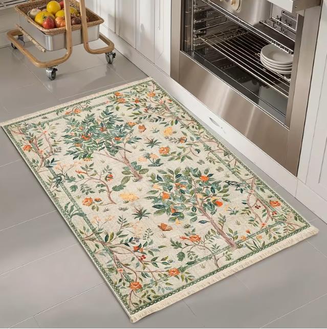 Flower and Bird Woven Brocade Carpet Rectangular Tassel Carpet Country Style Animal Style Area Carpet Home Decoration 40x60cm
Flower and Bird Woven Brocade Carpet Rectangular Tassel Carpet Country Style Animal Style Area Carpet Home Decoration 40x60cm