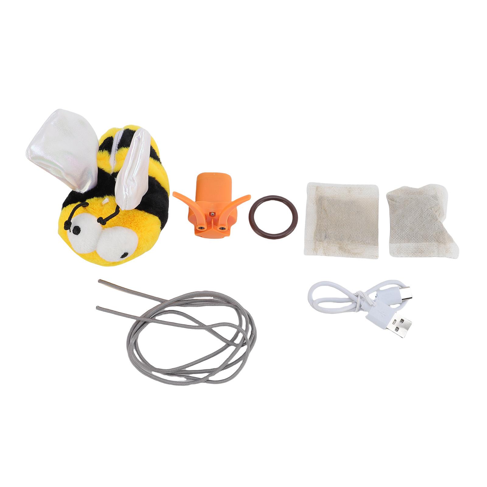 Interactive Flapping Bee Cat Toy Plush Lifelike Enhance Exercise Simulation Electric Cat Sound Toy for Indoor Kitten
Interactive Flapping Bee Cat Toy Plush Lifelike Enhance Exercise Simulation Electric Cat Sound Toy for Indoor Kitten