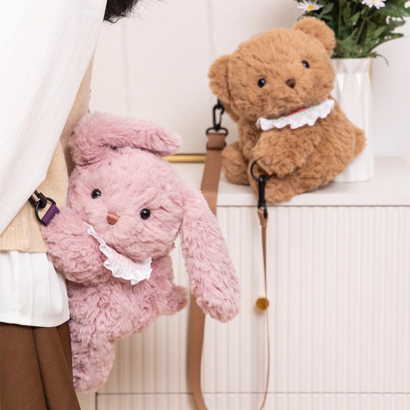 Kindergarten-themed Plush Toys: Lying Teddy Bear, Flopped Little Rabbit, Woolly Lamb Doll 30cm 
Kindergarten-themed Plush Toys: Lying Teddy Bear, Flopped Little Rabbit, Woolly Lamb Doll 30cm