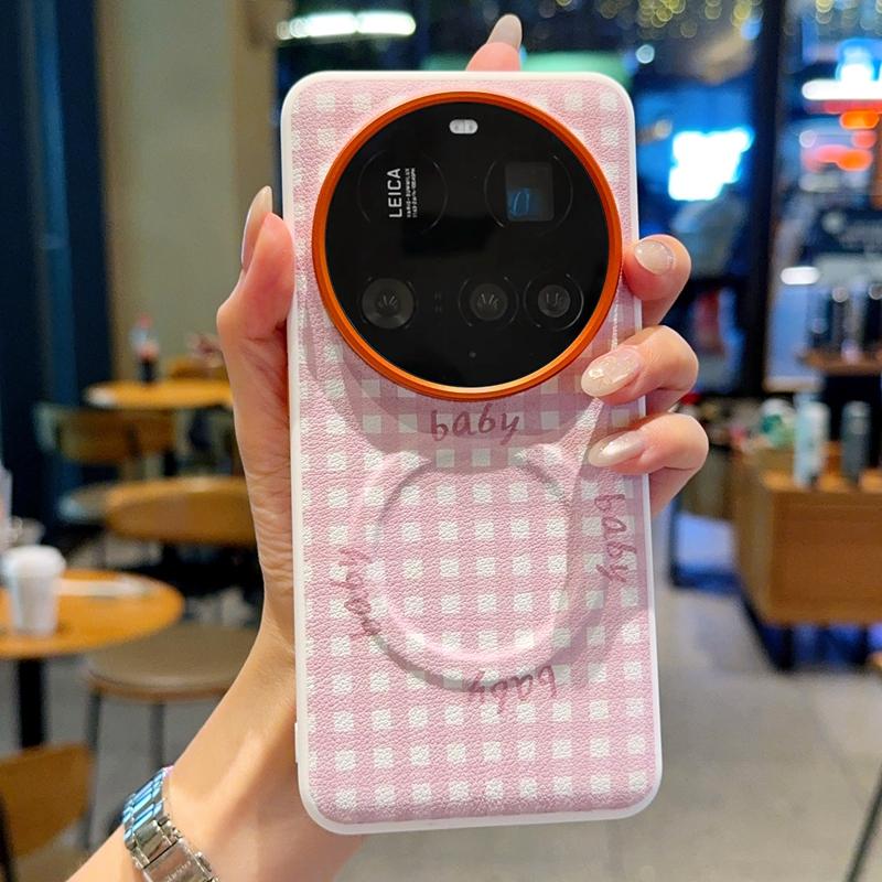 Чехол для Xiaomi 14 15 Ultra, милый розовый с принтом в клетку, с держателем-подушкой безопасности, выдвижной подставкой, мягкий матовый чехол из ТПУ Artificial leather&Xiaomi 14 Ultra
Чехол для Xiaomi 14 15 Ultra, милый розовый с принтом в клетку, с держателем-подушкой безопасности, выдвижной подставкой, мягкий матовый чехол из ТПУ Artificial leather&Xiaomi 14 Ultra