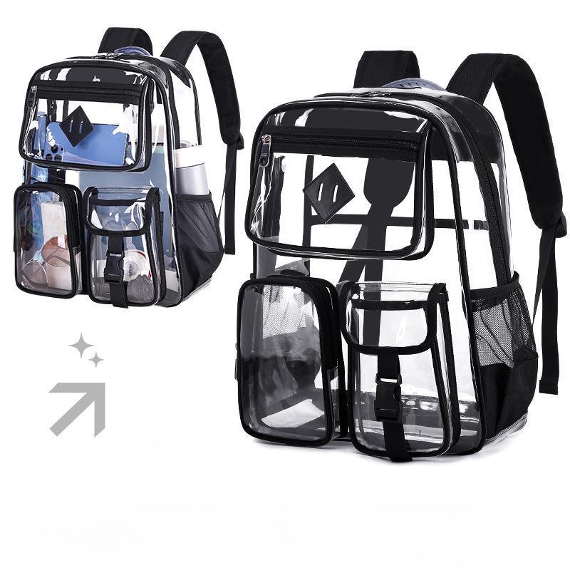 Новий прозорий рюкзак водонепроникний великої місткості Рюкзак для початкової школи Студентський рюкзак для дівчаток і хлопчиків, нейлонова сумка
Новий прозорий рюкзак водонепроникний великої місткості Рюкзак для початкової школи Студентський рюкзак для дівчаток і хлопчиків, нейлонова сумка