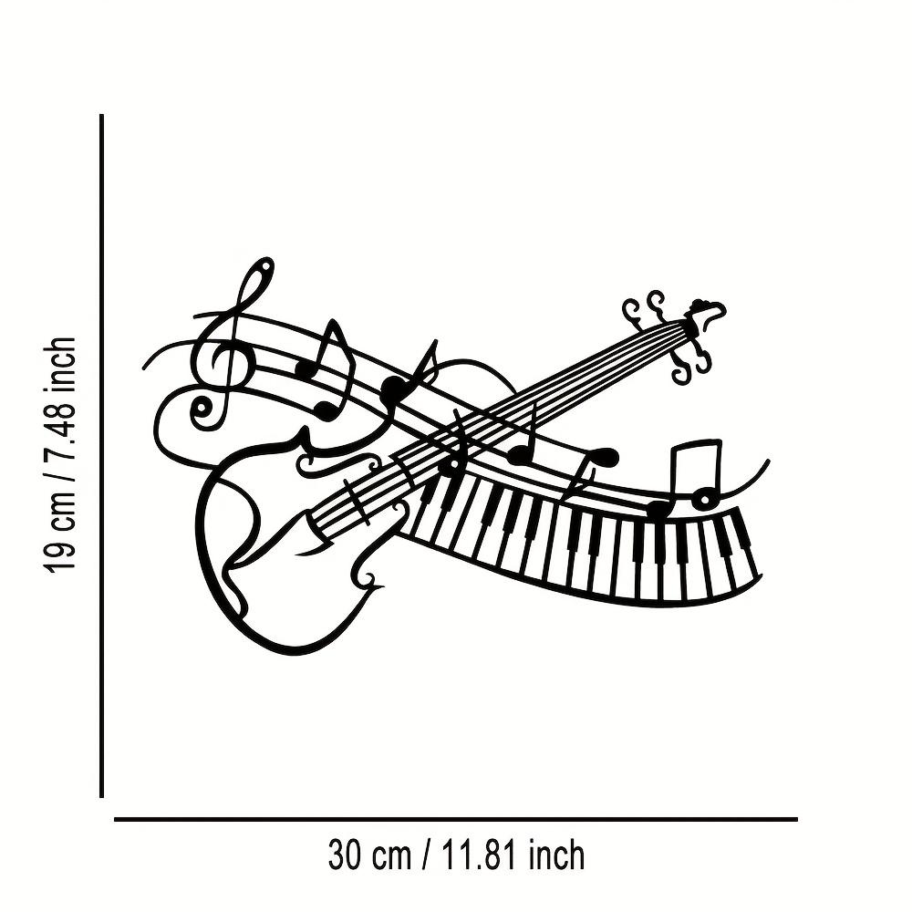 2D Flat Metal Wall Art Piano Music Score Decor, 1pc Minimalist Design for Office Living Room Bedroom Patio Kitchen Courtyard Store Lobby Hanging чёрный
2D Flat Metal Wall Art Piano Music Score Decor, 1pc Minimalist Design for Office Living Room Bedroom Patio Kitchen Courtyard Store Lobby Hanging чёрный