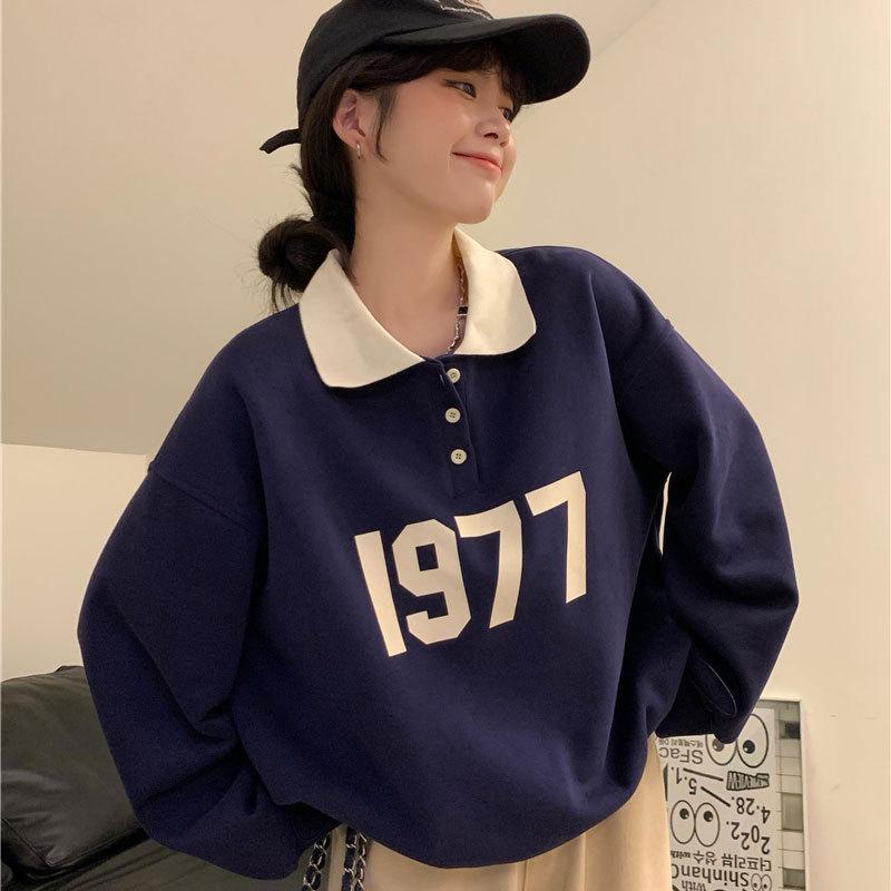 Women s Retro Color Block Polo Collar Sweatshirt - Loose Fit, Spring/Autumn Pullover, Petite Top 2XL (150-170 lbs) абрикосовый
Women s Retro Color Block Polo Collar Sweatshirt - Loose Fit, Spring/Autumn Pullover, Petite Top 2XL (150-170 lbs) абрикосовый