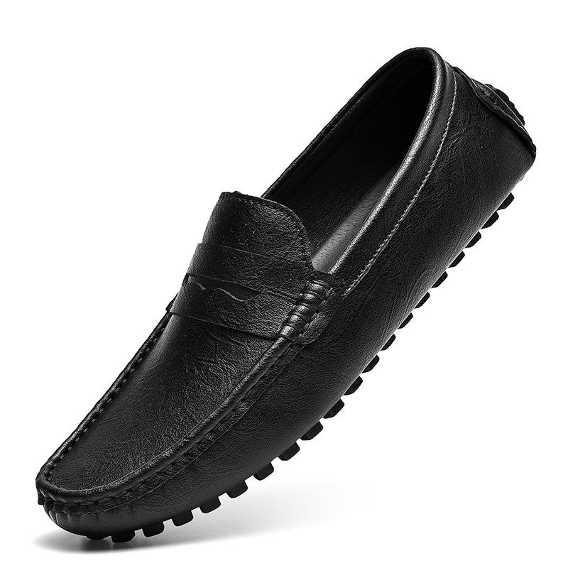 Live broadcast leather Doudou shoes lazy driving shoes casual shoes stitching cowhide large size 46
Live broadcast leather Doudou shoes lazy driving shoes casual shoes stitching cowhide large size 46