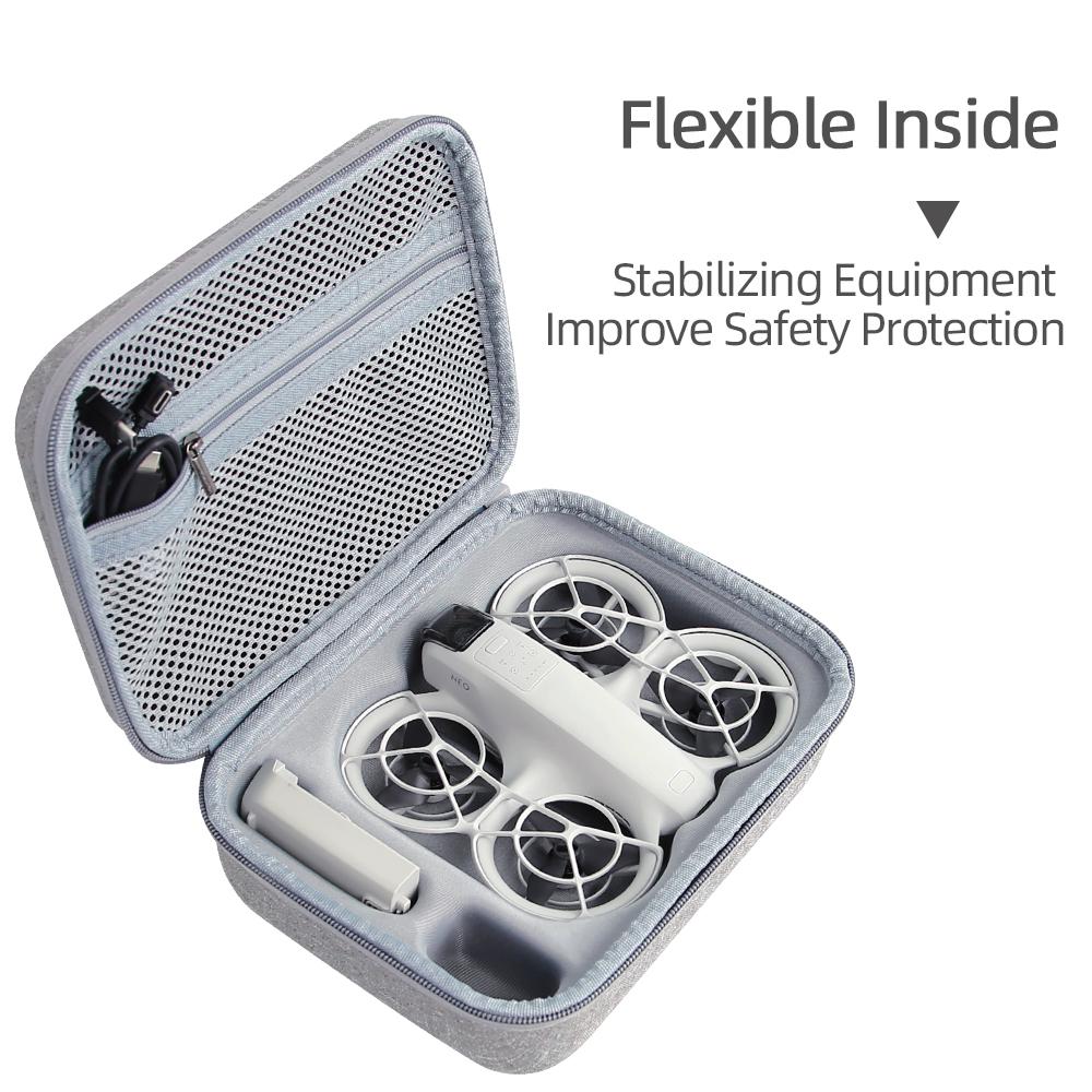 Mini Portable Bag for DJI Neo Drone Carrying Case Travel Storage Box for DJI NEO Standard Set Drone Accessories чорний
Mini Portable Bag for DJI Neo Drone Carrying Case Travel Storage Box for DJI NEO Standard Set Drone Accessories чорний