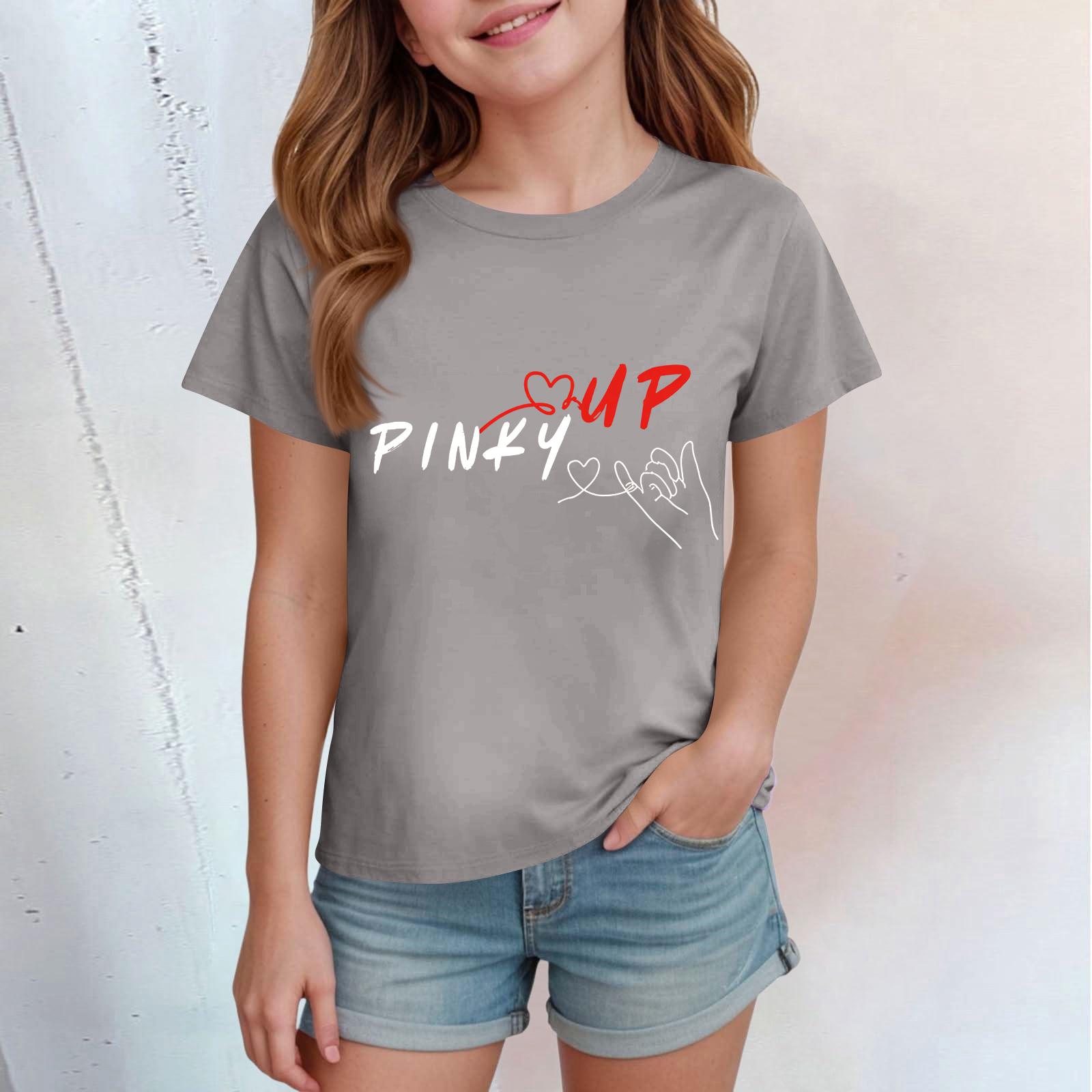 Kids Graphic Print Short Sleeve T Shirt Casual Crew Neck Top for Boys and Girls Lightweight Summer Tee 130
Kids Graphic Print Short Sleeve T Shirt Casual Crew Neck Top for Boys and Girls Lightweight Summer Tee 130
