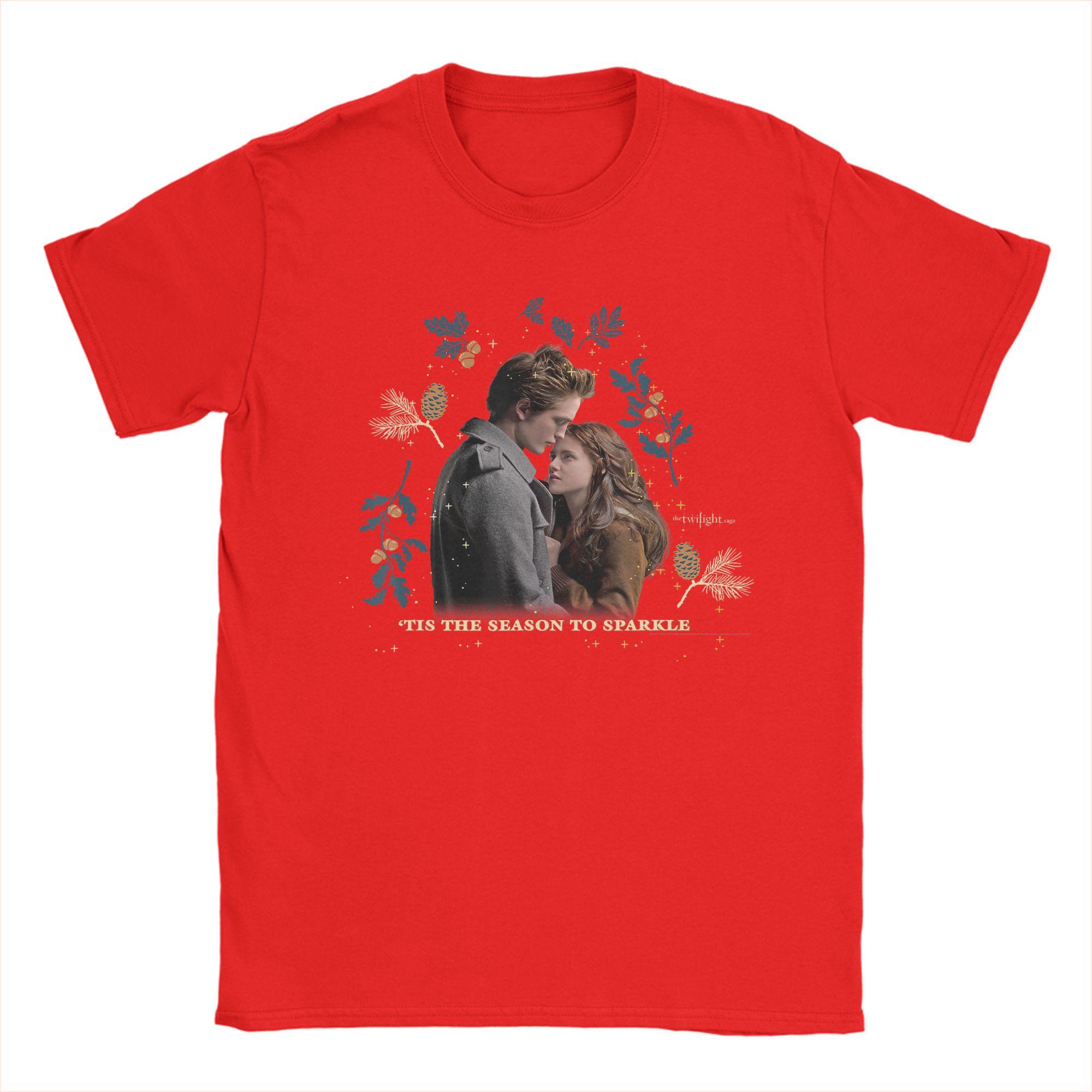 Unisexs TShirt Twilight Saga Tis The Season to Sparkle TShirts Fashion Summer Tees Vintage Pure Cotton Clothes Gift S
Unisexs TShirt Twilight Saga Tis The Season to Sparkle TShirts Fashion Summer Tees Vintage Pure Cotton Clothes Gift S