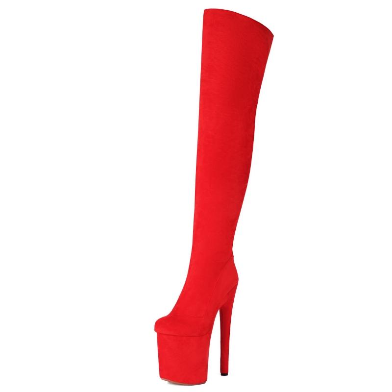 Роскошные сапоги выше колена, женские сексуальные туфли на высоком каблуке 20 см, зимняя обувь для вечеринок и танцев, женские розовые, золотые, серебряные, красные сапоги до бедра 34
Роскошные сапоги выше колена, женские сексуальные туфли на высоком каблуке 20 см, зимняя обувь для вечеринок и танцев, женские розовые, золотые, серебряные, красные сапоги до бедра 34
