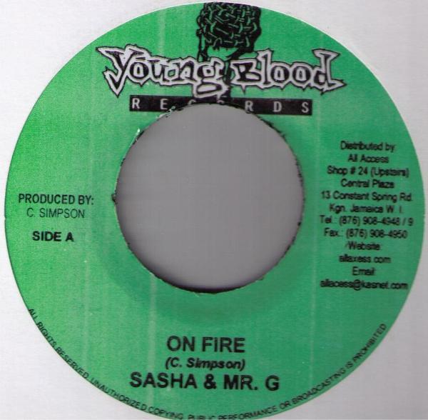 7inch Record SASHA & MR. G - On Fire NONE Young Blood Rec 2004 Jamaica Reggae, Ska & Dub Used
7inch Record SASHA & MR. G - On Fire NONE Young Blood Rec 2004 Jamaica Reggae, Ska & Dub Used