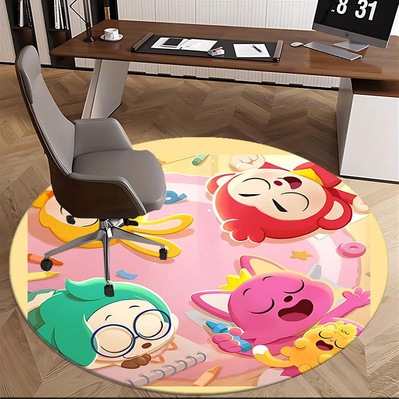 Килимок для стільця Pinkfong Wonderstar, Круглий килим-килимок для офісу, Можна прати в машині, Нековзкий, Підходить для віталень, спалень 150cm
Килимок для стільця Pinkfong Wonderstar, Круглий килим-килимок для офісу, Можна прати в машині, Нековзкий, Підходить для віталень, спалень 150cm