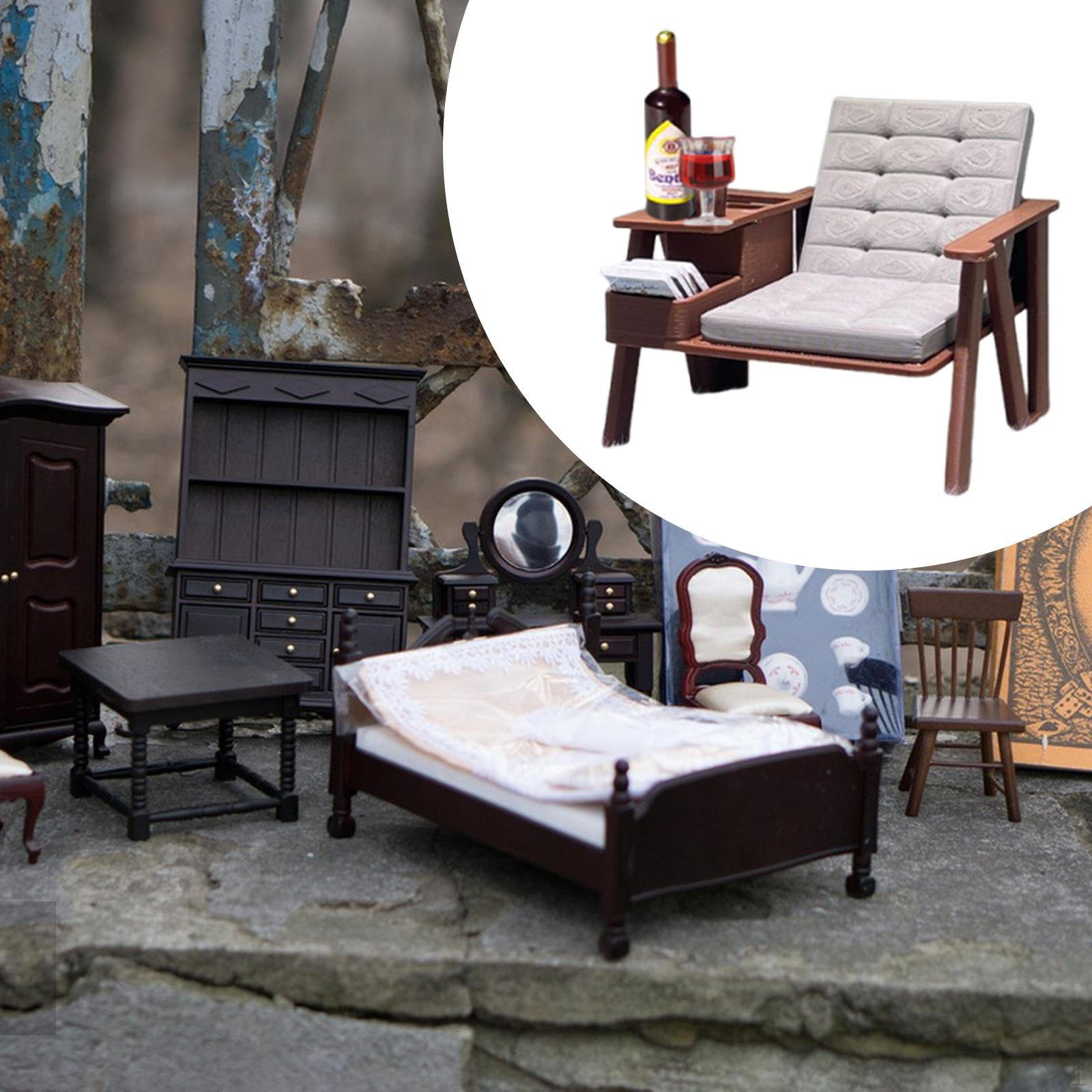 1:12 Dollhouse Mini Reading Chair Set Decorative Doll House Decoration Lounge Furniture for Life
1:12 Dollhouse Mini Reading Chair Set Decorative Doll House Decoration Lounge Furniture for Life