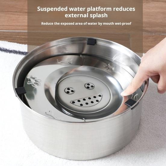 Yousheng 3L/1L Dog Water Bowl Stainless Steel Slow Feeder Spill Proof Large Capacity Pet Water Dispenser for Small Medium Large Pets
Yousheng 3L/1L Dog Water Bowl Stainless Steel Slow Feeder Spill Proof Large Capacity Pet Water Dispenser for Small Medium Large Pets
