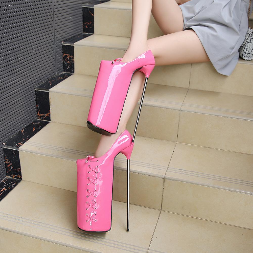 Women s shoes nightclub hate sky high waterproof table stiletto high heels large size supply 46
Women s shoes nightclub hate sky high waterproof table stiletto high heels large size supply 46