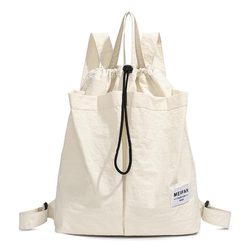 Студенческий школьный рюкзак большой вместимости, сумка-мешок на шнурке для поездок, портативный рюкзак бежевый
Студенческий школьный рюкзак большой вместимости, сумка-мешок на шнурке для поездок, портативный рюкзак бежевый