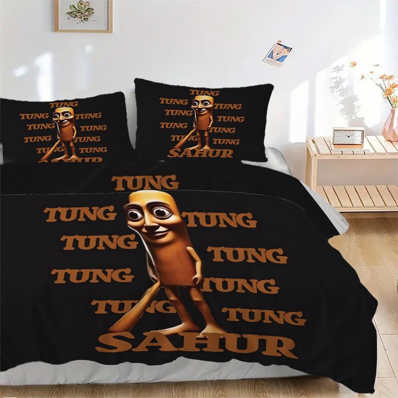 Sahur Time Bedding Set 3 Piece Comforter Cover Gift for Bedroom,Includes No InsertB105 135x200cm
Sahur Time Bedding Set 3 Piece Comforter Cover Gift for Bedroom,Includes No InsertB105 135x200cm
