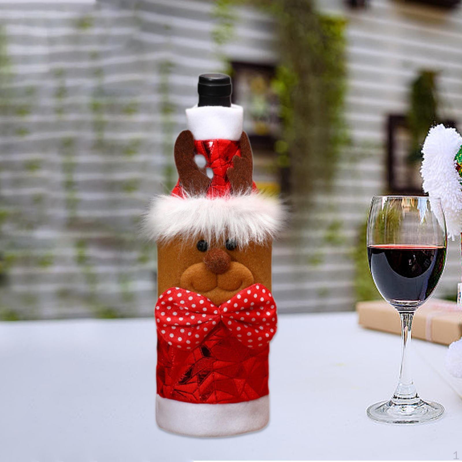 Рождественская сумка для бутылки вина, куртка 13x26 см, многоразовая, моющаяся, универсальная, аксессуары для украшений Reindeer
Рождественская сумка для бутылки вина, куртка 13x26 см, многоразовая, моющаяся, универсальная, аксессуары для украшений Reindeer