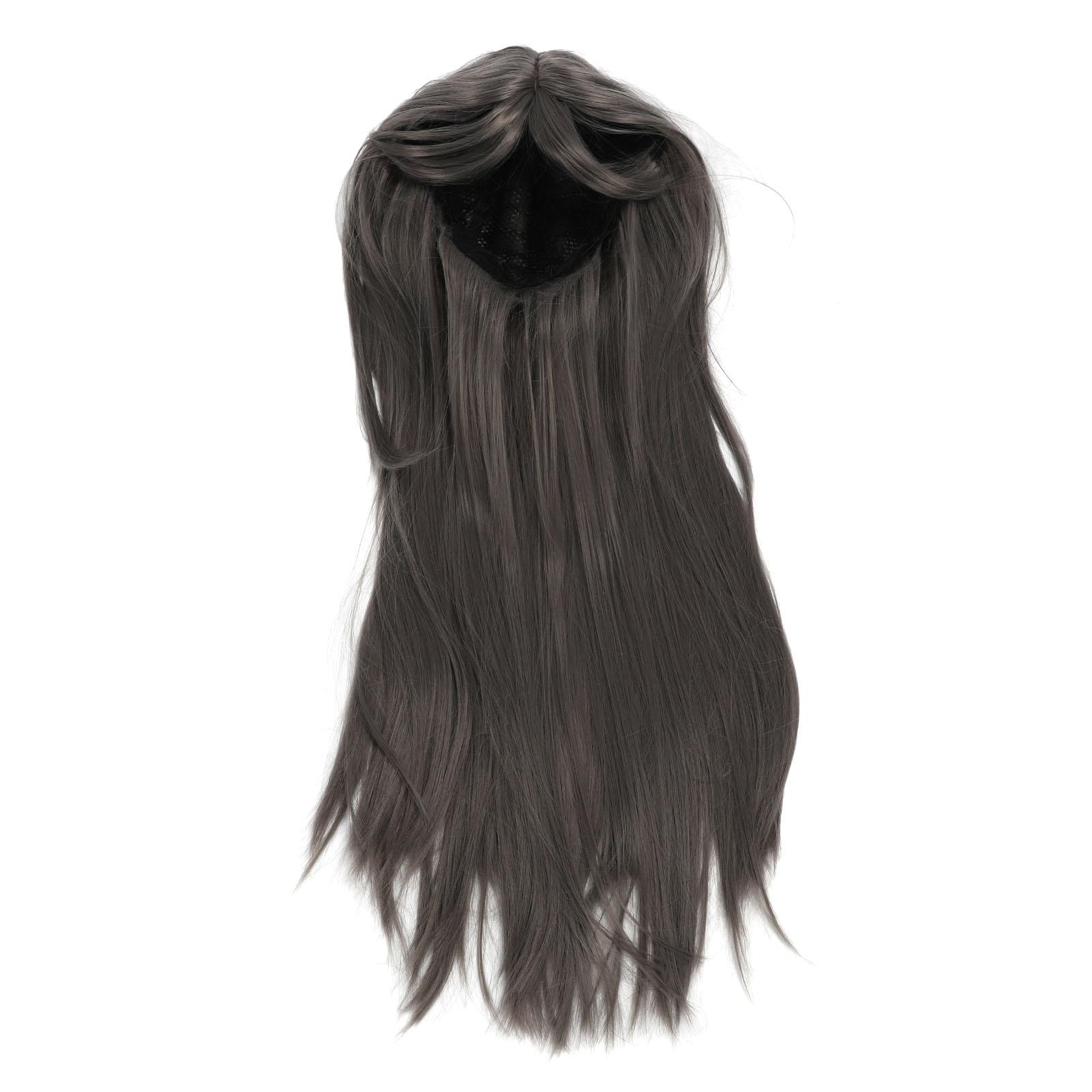 Grey Wig Heat Resistant Soft Long Straight Layered Women Synthetic Hair Wig for Party Stage Show
Grey Wig Heat Resistant Soft Long Straight Layered Women Synthetic Hair Wig for Party Stage Show