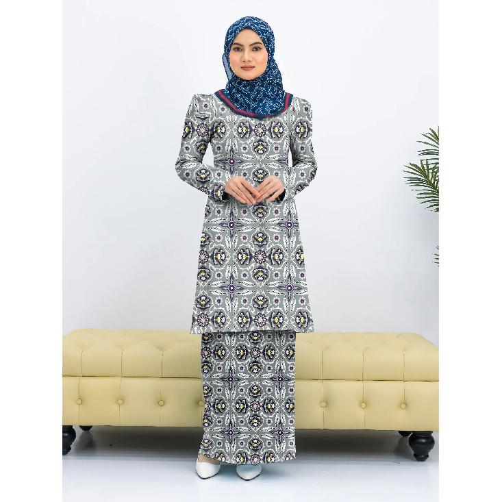 Fashion traditional clothing full body printed floral Kulang Pahang ladies Muslim suit comfortable breathable elegant sweet series ladies two piece S бежевый
Fashion traditional clothing full body printed floral Kulang Pahang ladies Muslim suit comfortable breathable elegant sweet series ladies two piece S бежевый