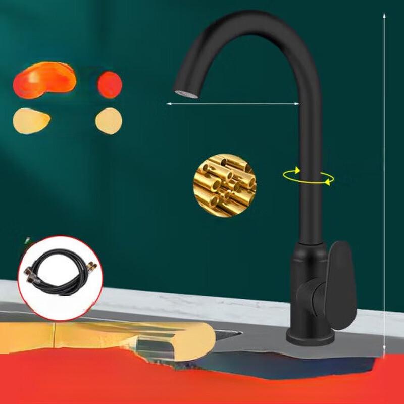 TLXT Black Wall-Mounted Hot & Cold Faucet
TLXT Black Wall-Mounted Hot & Cold Faucet