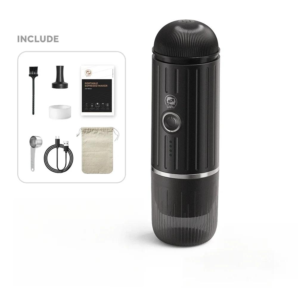 Portable Espresso Machine Heating Coffee Maker Wireless Rechargeable Concentrated Extraction Coffee Machine for Travel Office чорний
Portable Espresso Machine Heating Coffee Maker Wireless Rechargeable Concentrated Extraction Coffee Machine for Travel Office чорний