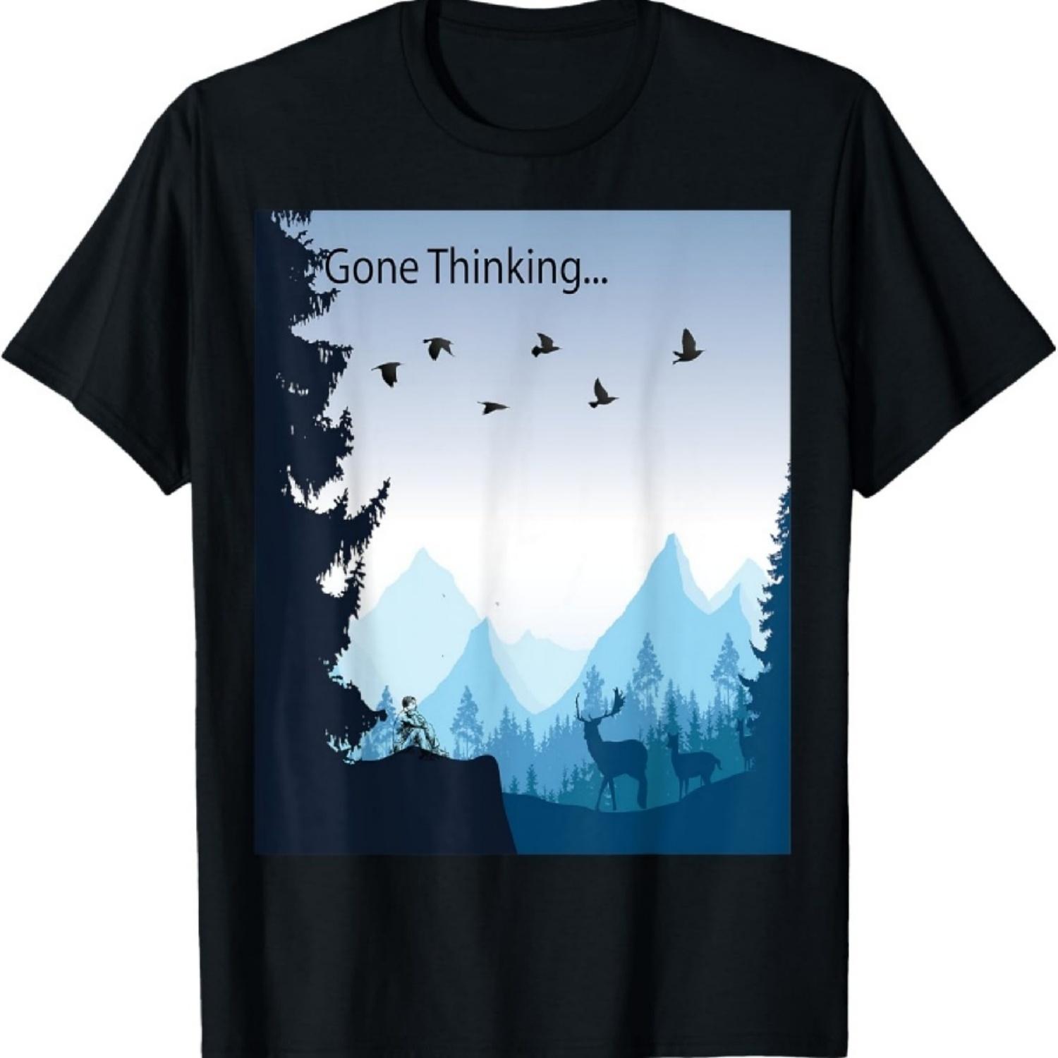 Ушёл думать... футболка с изображением природы и оленей XXXXXL чёрный
Ушёл думать... футболка с изображением природы и оленей XXXXXL чёрный