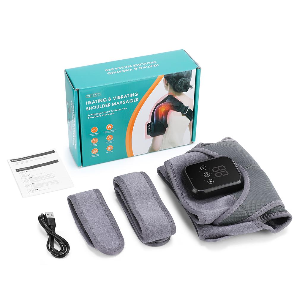 Electric Shoulder Massage Pad 3 Level Heating Vibration Shoulder Neck Pain Relief Massager USB Charged сірий колір
Electric Shoulder Massage Pad 3 Level Heating Vibration Shoulder Neck Pain Relief Massager USB Charged сірий колір