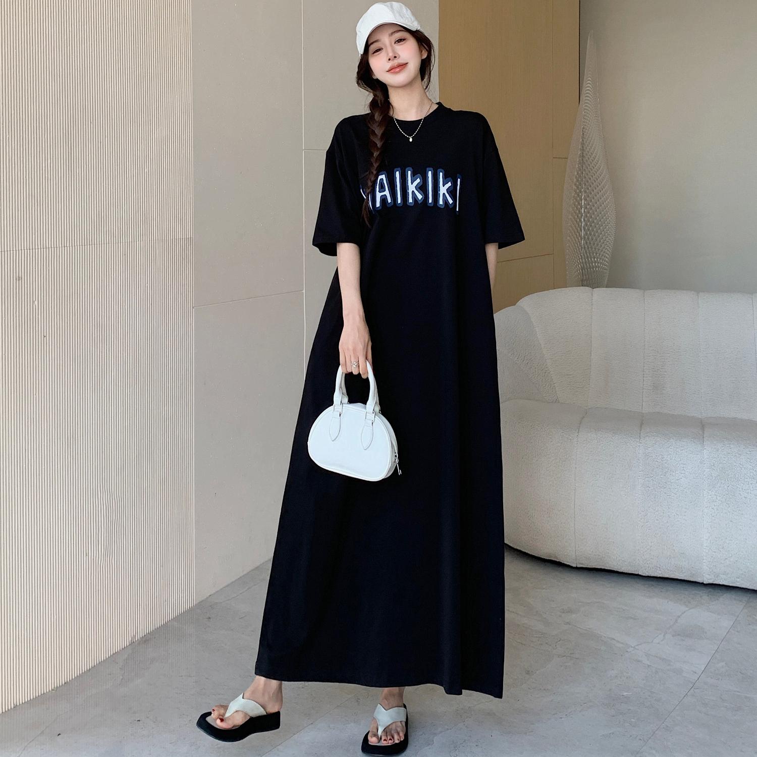 DIMANAF 2025 Summer Plus Size Dress Women Casual Letter Printing Vintage Dress Basic Loose Black O-Neck Long Dress XL чёрный
DIMANAF 2025 Summer Plus Size Dress Women Casual Letter Printing Vintage Dress Basic Loose Black O-Neck Long Dress XL чёрный