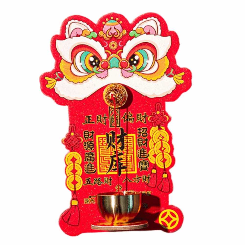 Creative Cartoon Lion Doorbell Magnetic Suction Red Entrance Door Bells Hanging Decoration Detachable Chinese New Year Ornament
Creative Cartoon Lion Doorbell Magnetic Suction Red Entrance Door Bells Hanging Decoration Detachable Chinese New Year Ornament