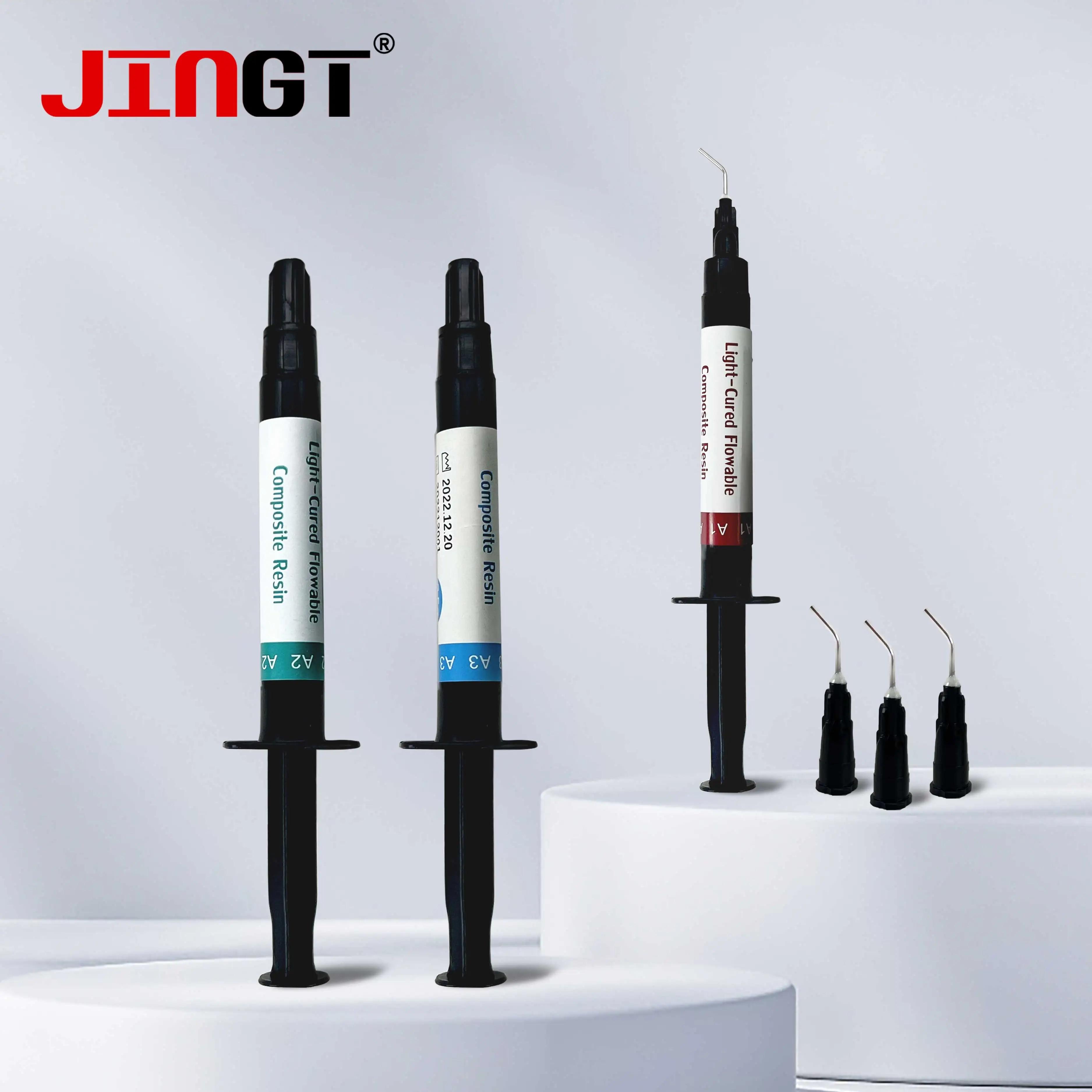 Стоматологический материал JINGT, обогащенный текучей наногибридной светоотверждаемой текучей композитной смолой
Стоматологический материал JINGT, обогащенный текучей наногибридной светоотверждаемой текучей композитной смолой