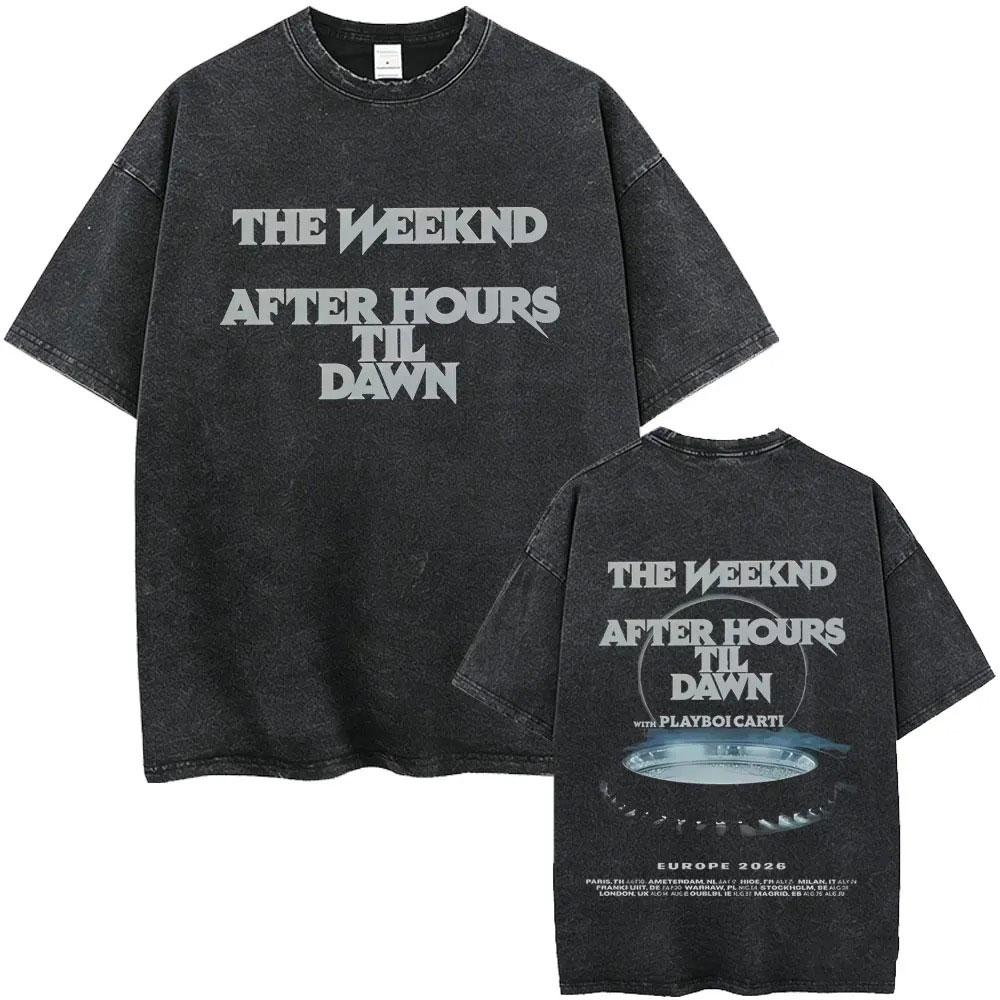 The Weeknd New Print Vintage Washed Tshrit Album Pop Graphics Hurry Up Tomorrow Tops Aesthetic Hip Hop Tshrits Unisex Streetwear S
The Weeknd New Print Vintage Washed Tshrit Album Pop Graphics Hurry Up Tomorrow Tops Aesthetic Hip Hop Tshrits Unisex Streetwear S