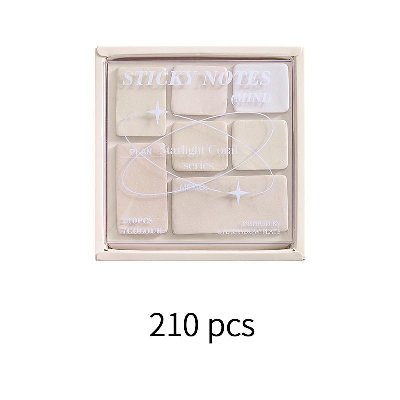210 pcs Kawaii Creativity sticky notes Note N times paste student index paste color message book to do list Recording supplies
210 pcs Kawaii Creativity sticky notes Note N times paste student index paste color message book to do list Recording supplies
