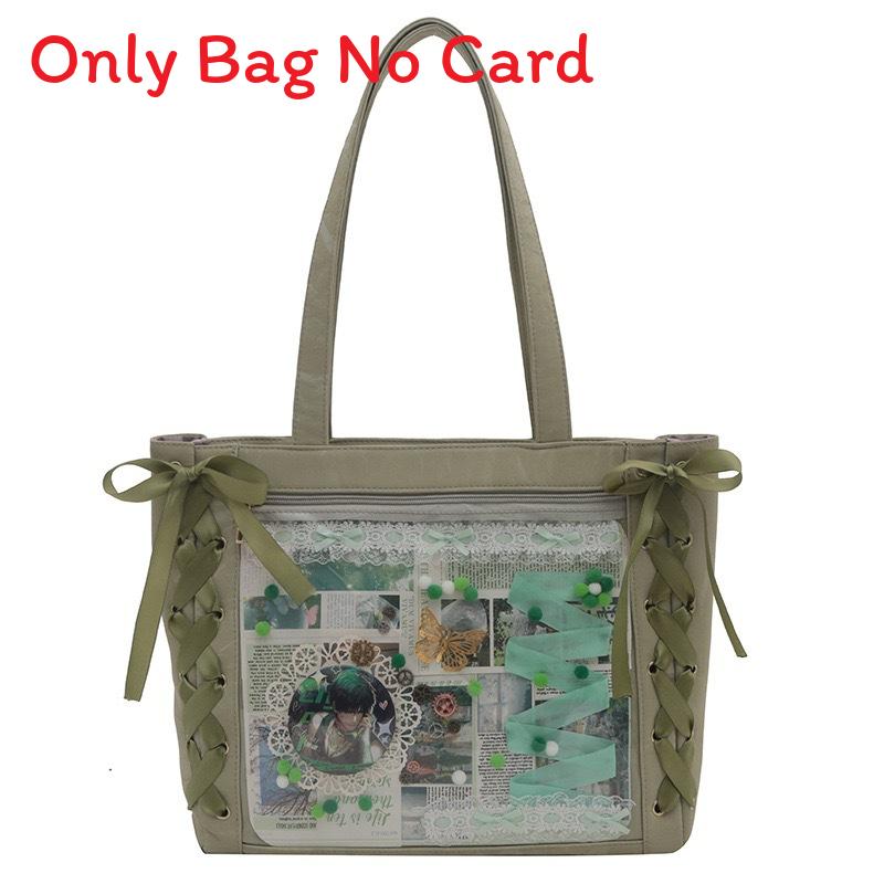 Tie Itabag Bow Large Capacity Single Shoulder Underarm Bag Cartoon Women Gift зелёный
Tie Itabag Bow Large Capacity Single Shoulder Underarm Bag Cartoon Women Gift зелёный