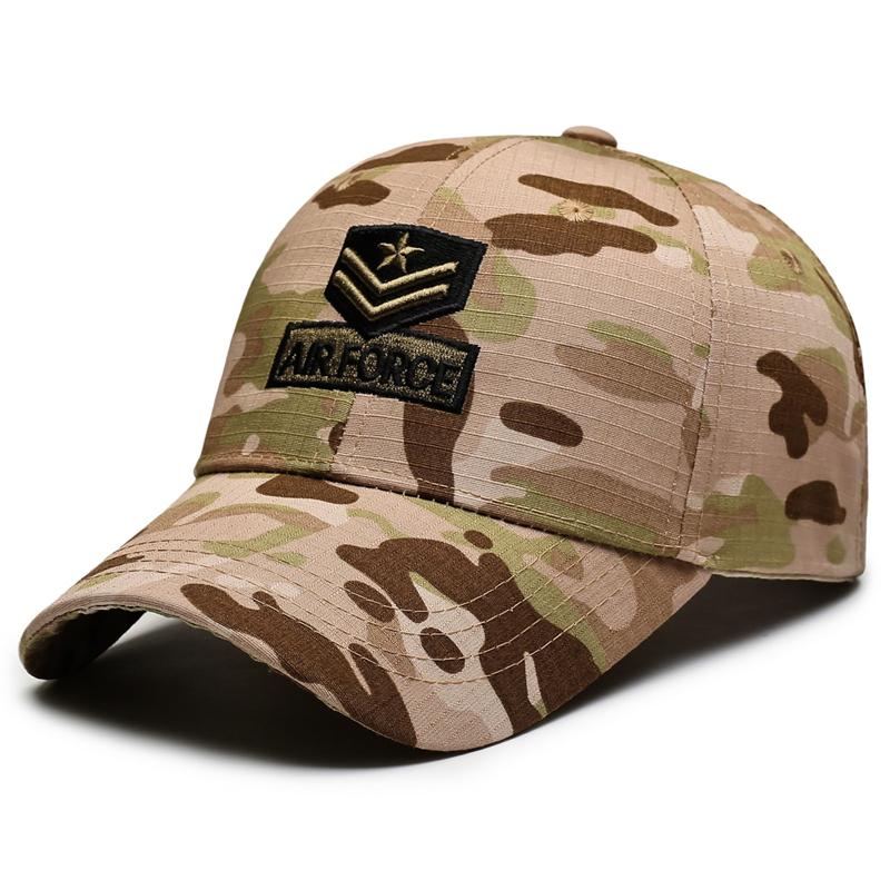 Camouflage Tactical Cap Men s Outdoor Air Force Camouflage Baseball Cap Sunshade Sunscreen Adjustable Breathable Cap
Camouflage Tactical Cap Men s Outdoor Air Force Camouflage Baseball Cap Sunshade Sunscreen Adjustable Breathable Cap
