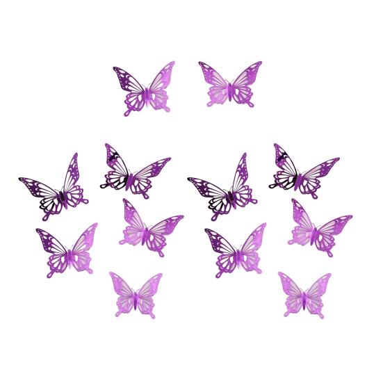 12 Pcs 3D Butterfly Wall Decals Removable Wall Sticker for Birthday Party Cake Decorations 3 Sizes Hollow Metallic Butterfly DIY Mural Art for Bedroom фиолетовый
12 Pcs 3D Butterfly Wall Decals Removable Wall Sticker for Birthday Party Cake Decorations 3 Sizes Hollow Metallic Butterfly DIY Mural Art for Bedroom фиолетовый