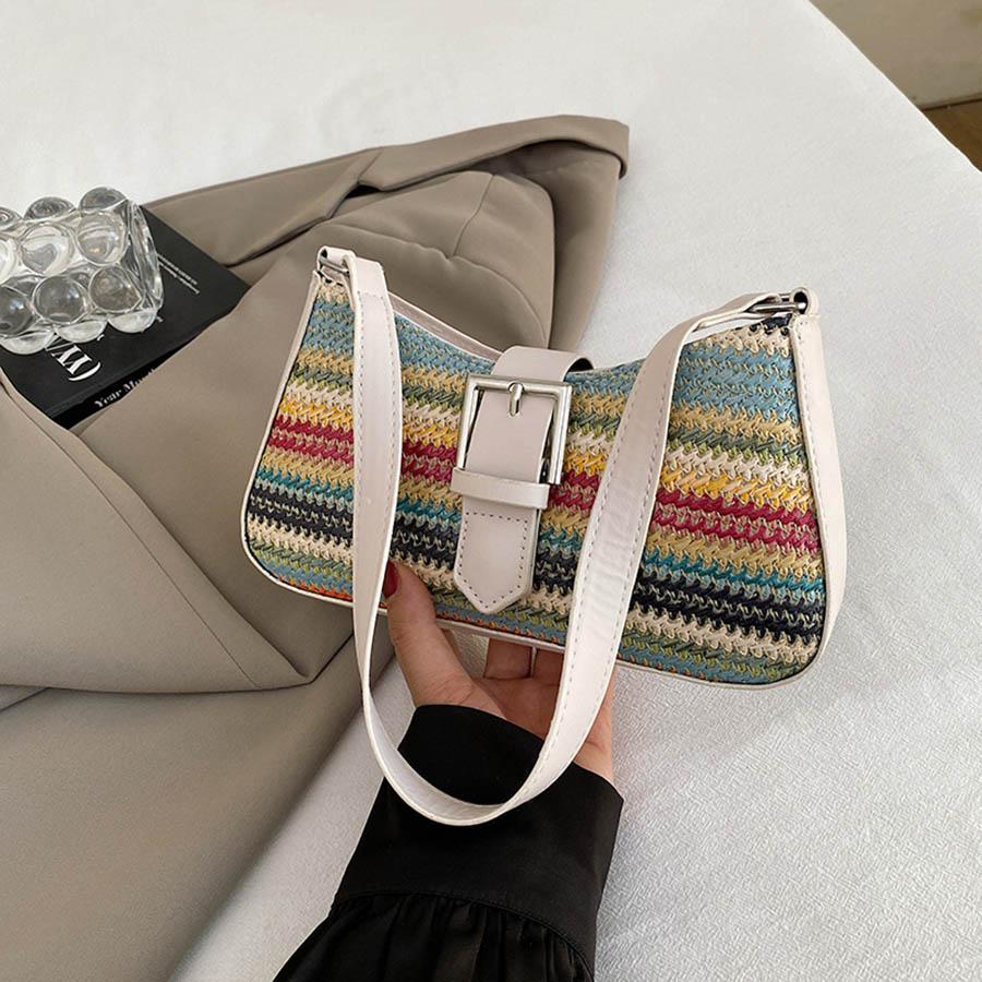 Fashiable Straw Woven Women s Bag Summer Beach Vacati Ctrast Color Beach Bag Trendy Crossbody Underarm Bag
Fashiable Straw Woven Women s Bag Summer Beach Vacati Ctrast Color Beach Bag Trendy Crossbody Underarm Bag