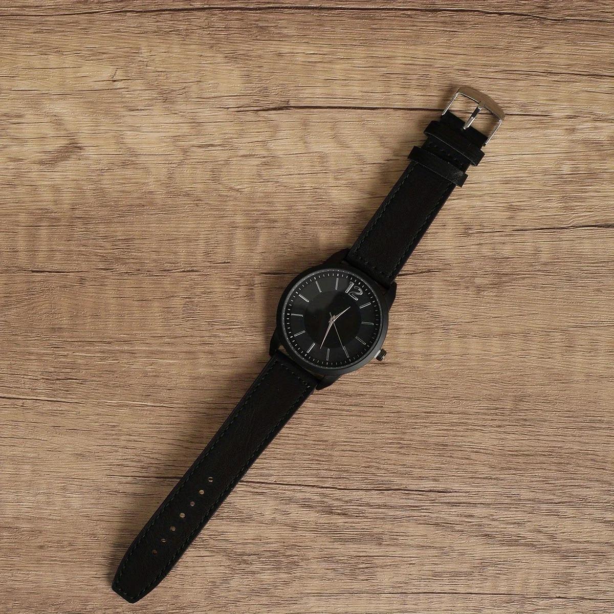 1 шт.-Кварцевые часы Круглый циферблат Простые и стильные деловые повседневные часы (Коробка в комплект не входит) чёрный
1 шт.-Кварцевые часы Круглый циферблат Простые и стильные деловые повседневные часы (Коробка в комплект не входит) чёрный