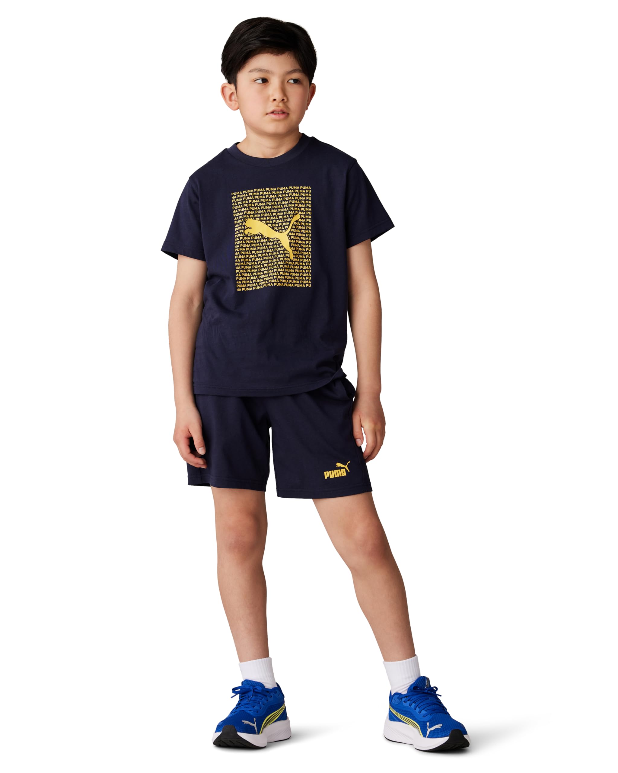 PUMA Casual Sports Jersey ESS LOGO LAB and Size 2025 New Navy Kids Set, T-shirt Shorts, B, 687887, Spring/Summer Color, (16)
PUMA Casual Sports Jersey ESS LOGO LAB and Size 2025 New Navy Kids Set, T-shirt Shorts, B, 687887, Spring/Summer Color, (16)