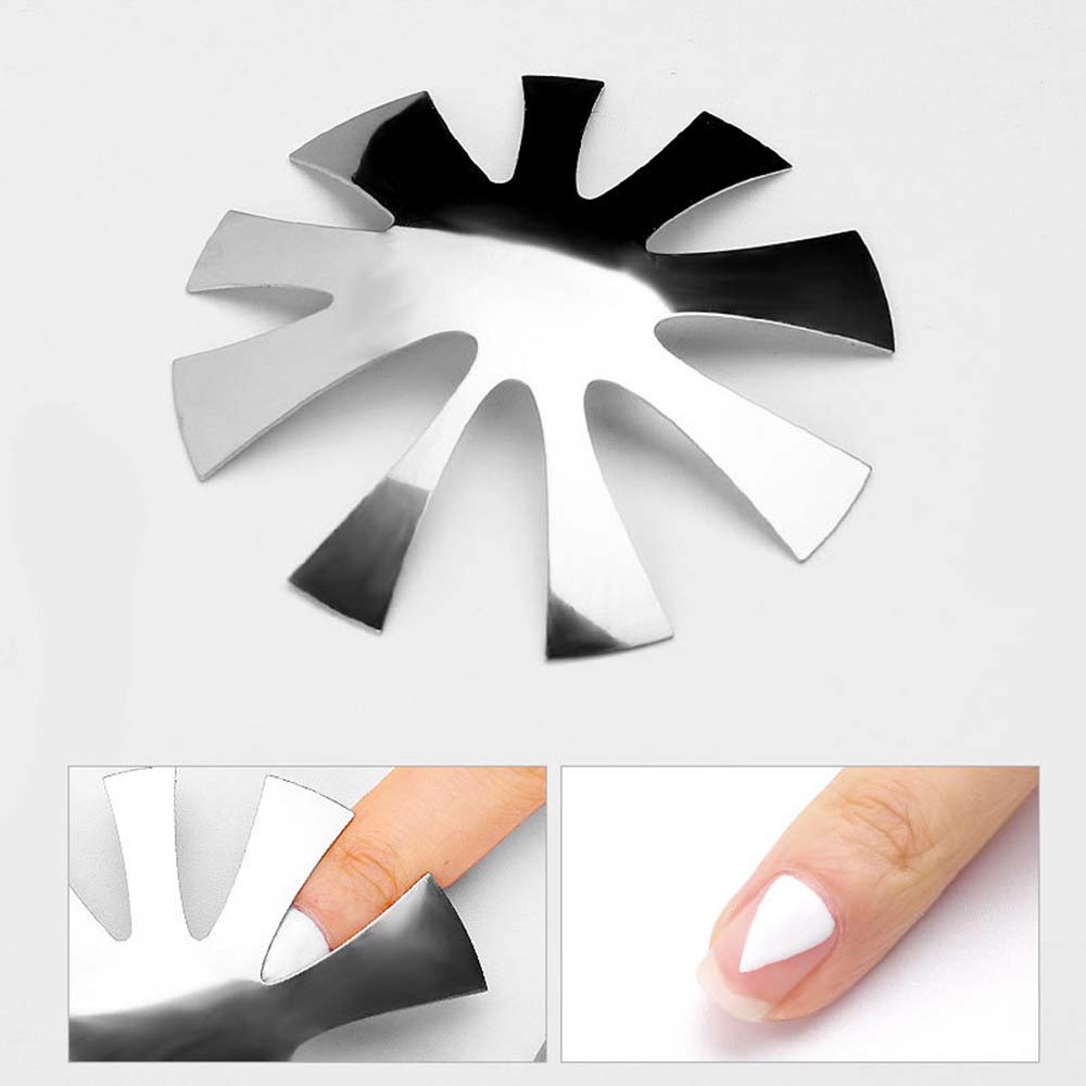 Stainless Steel French Style Nail Template Nail Plates Model Manicure Tools Nail Art Polishing Tool
Stainless Steel French Style Nail Template Nail Plates Model Manicure Tools Nail Art Polishing Tool