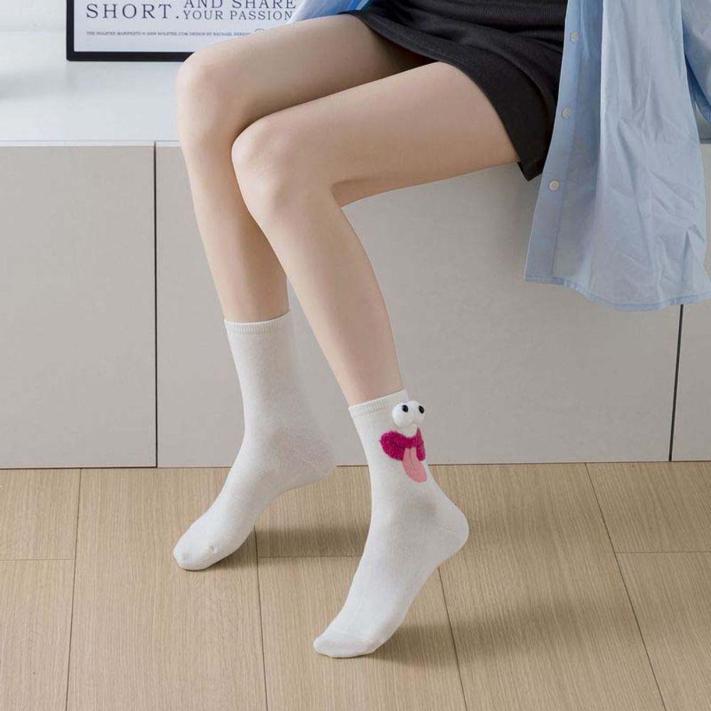 Ankle Big Eyes Socks Female Hosiery Women Tube Sock Sweet Funny Mid-calf Socks Streetwear
Ankle Big Eyes Socks Female Hosiery Women Tube Sock Sweet Funny Mid-calf Socks Streetwear