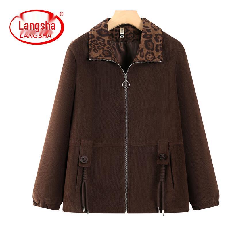 LangSha Women s Leopard Print Lapel Zipper Jacket XL
LangSha Women s Leopard Print Lapel Zipper Jacket XL