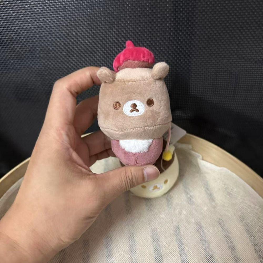 Pudding Stool Rilakkuma Bag Keychain Bear Brother Rilakkuma Plush Doll Pendant Cartoon Lover style B
Pudding Stool Rilakkuma Bag Keychain Bear Brother Rilakkuma Plush Doll Pendant Cartoon Lover style B