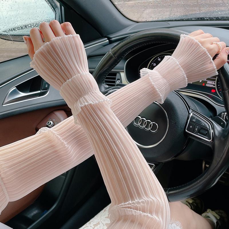 Women s Extended Mesh Lace Gloves - Sun Protection Sleeves, Loose Fit Plus Size, Summer Ice Sleeves for Driving One Size
Women s Extended Mesh Lace Gloves - Sun Protection Sleeves, Loose Fit Plus Size, Summer Ice Sleeves for Driving One Size