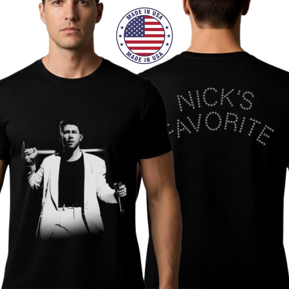 Jonas Brothers Nicks Favorite Unisex TShirt Unisex Cotton All Sizes Unisex T-Shirt XXXL
Jonas Brothers Nicks Favorite Unisex TShirt Unisex Cotton All Sizes Unisex T-Shirt XXXL
