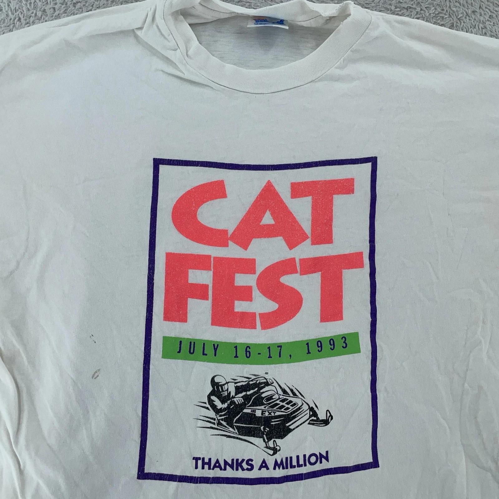 Винтажная футболка Arctic Cat Fest Мужская L Белая 1993 Снегоход Кот Футболка 90-е M
Винтажная футболка Arctic Cat Fest Мужская L Белая 1993 Снегоход Кот Футболка 90-е M